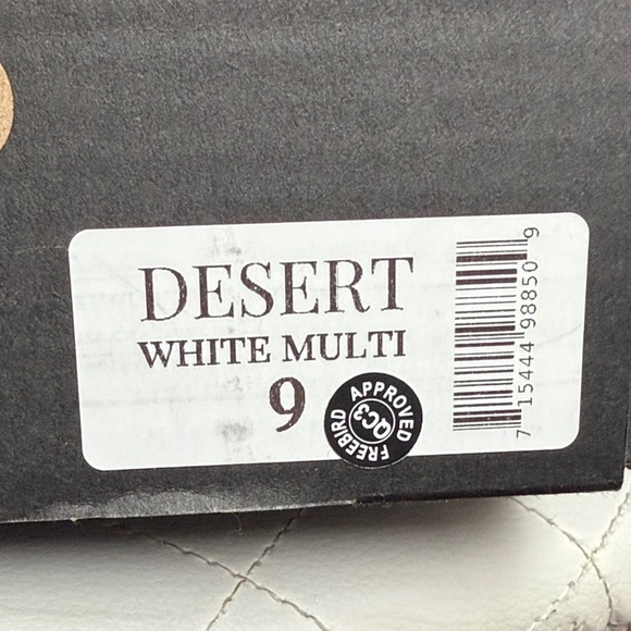 Freebird Ivory and Dark Brown Heeled Boots - Picture 7 of 7